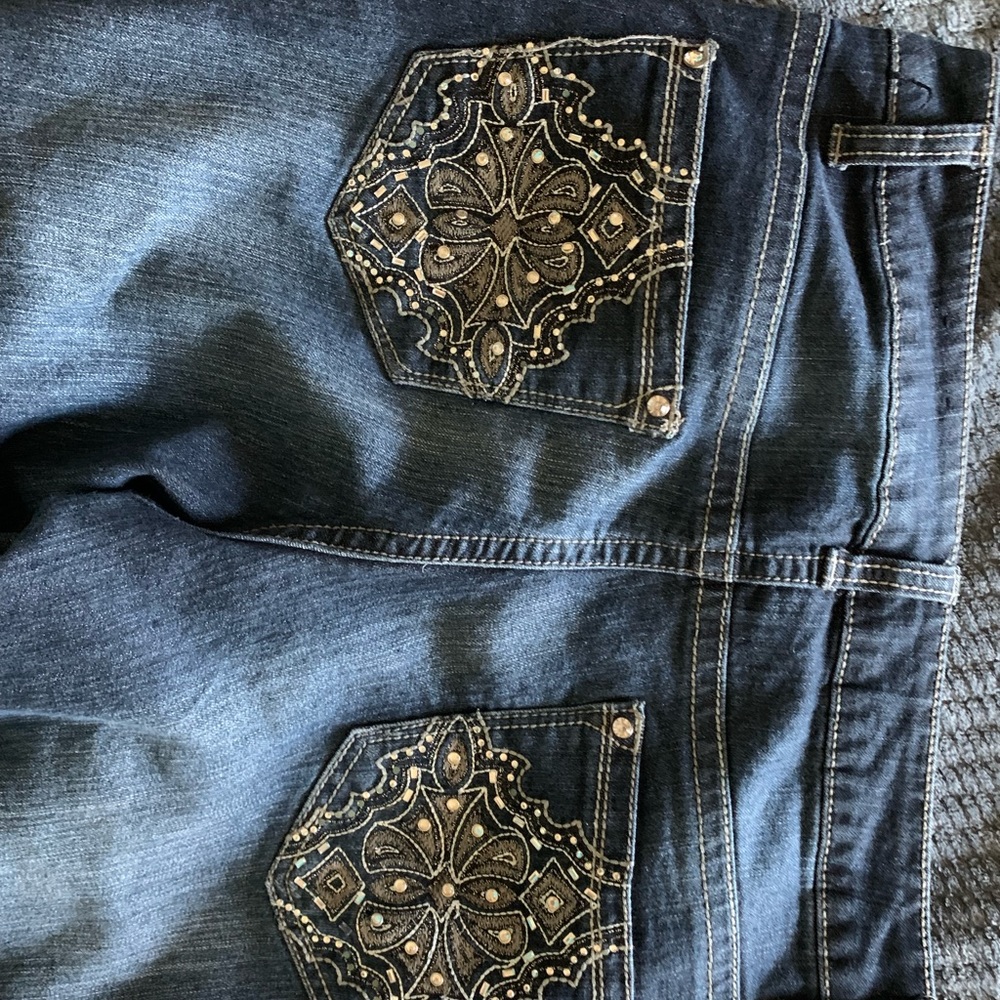Faded glory women’s size 14 bootcut jeans